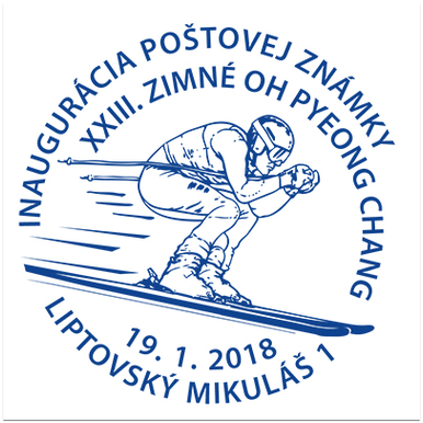 Inaugurácia poštovej známky - XXIII. ZOH PyeongChang