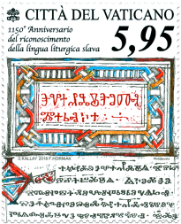 A Joint Issue with the Vatican City State: the 1150th Anniversary of the Recognition of the Slavic Liturgical Language