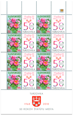 Postage Stamp with a Personalised Coupon: A Floral Motif 