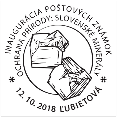 Inaugurácia poštových známok Ochrana prírody: Slovenské minerály