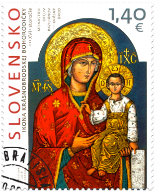 ART: The Icon of Krásny Brod, The Mother of God