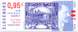 Postage Stamp Day: A. Mucha - Hradčany