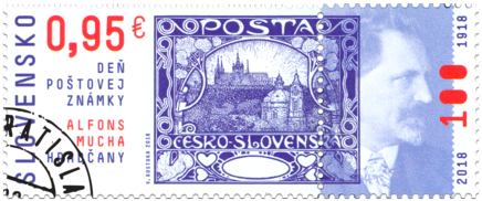 Postage Stamp Day: A. Mucha - Hradčany