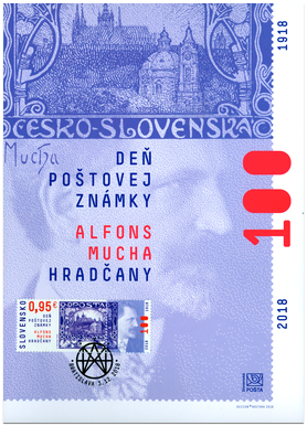 Postage Stamp Day: A. Mucha - Hradčany 