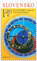 Joint Issue with Slovenia: The Slovak Astronomical Clock in Stará Bystrica