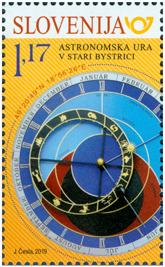 Joint Issue with Slovenia: The Slovak Astronomical Clock in Stará Bystrica