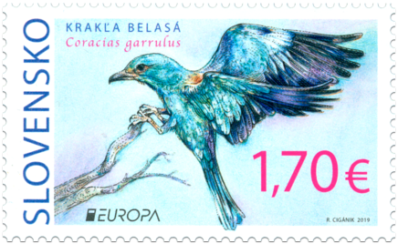 EUROPA 2019: Rare Birds - Coracias garrulus
