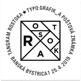 Tangram Rostoka TYPO: GRAFIK_A POŠTOVÁ ZNÁMKA