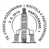 70. výročie požehnania kostola v Partizánskom