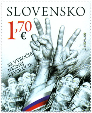 Spoločné vydanie s Českou republikou: 30. výročie Nežnej revolúcie