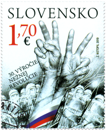 Spoločné vydanie s Českou republikou: 30. výročie Nežnej revolúcie