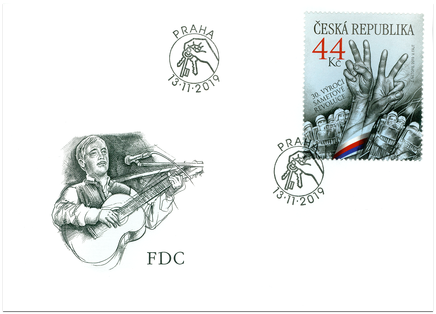 FDC - Joint Issue with Czech Republic: 30th Anniversary of Velvet Revolution 