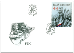 FDC - Spoločné vydanie s Českou republikou: 30. výročie Nežnej revolúcie