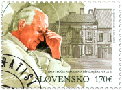 Spoločné vydanie s Poľskom: 100. výročie narodenia pápeža Jána Pavla II. (1920 –  2005)