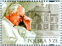 Spoločné vydanie s Poľskom: 100. výročie narodenia pápeža Jána Pavla II. (1920 – 2005)