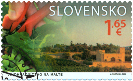 Joint Issue with Malta: Spoločné vydanie s Maltou: Viticulture in Malta