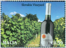 Spoločné vydanie s Maltou: Vinohradníctvo na Slovensku