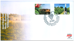 FDC - Joint Issue with Malta: Spoločné vydanie s Maltou: Viticulture in Malta 