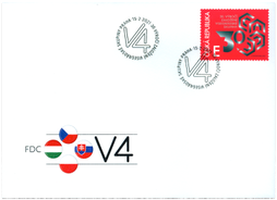 FDC Czech Issue : 30th Anniversary of the Foundation of the Visegrad Group