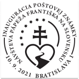 Inaugurácie poštovej známky Návšteva pápeža Františka na Slovensku