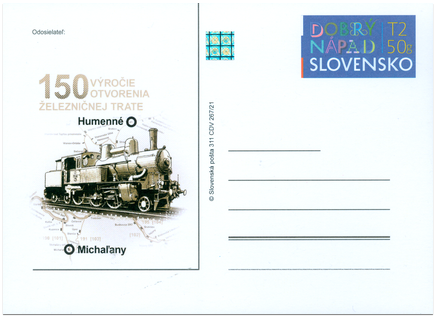 150th Anniversary of Opening Michaľany - Humenné Railway Line