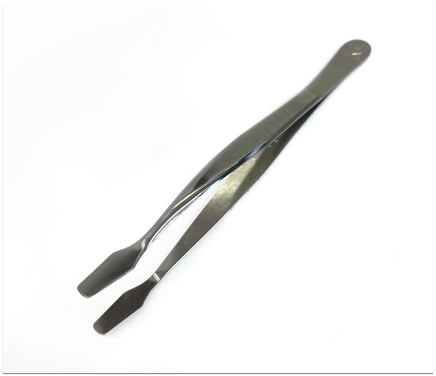 Shovel tweezers - bent