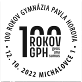 100 rokov gymnázia Pavla Horova