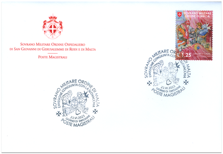 FDC Cover - Joint issue with Sovereign Military Order of Malta 