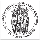 1160. výročie príchodu sv. Cyrila a Metoda