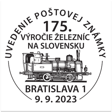 Uvedenie poštovej známky 175. výročie železníc na Slovensku