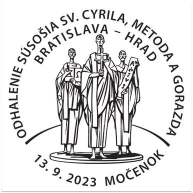 Odhalenie súsošia Sv. Cyrila, Metoda a Gorazda