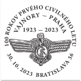 100 rokov prvého civilného letu Vajnory - Praha