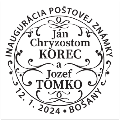 Inaugurácia poštovej známky Osobnosti: Ján Chryzostom Korec a Jozef Tomko