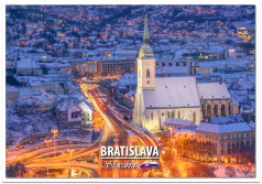 Postcard - Bratislava / Church of St. Martin