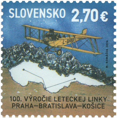 The 100th Anniversary of the Launch of the Airline Route: Prague – Bratislava – Košice