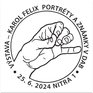 Karol Fekix - Portréty a známky v DAB