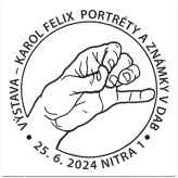 Karol Fekix - Portréty a známky v DAB