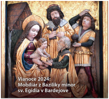 Vianoce 2024: Mobiliár z Baziliky minor sv. Egídia v Bardejove 