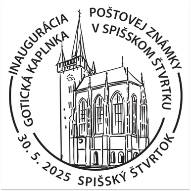 Inaugurácia poštovej známky - Gotická kaplnka v Spišskom Štvrtku