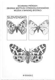 Nature Protection: The Collection of Butterflies in the Museum of Central Slovakia, Banská Bystrica