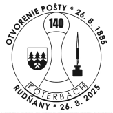 140. výročie otvorenia pošty Rudňany