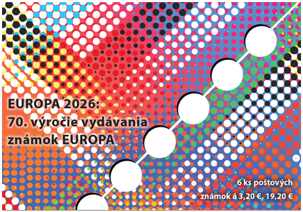 EUROPA 2026: 70. výročie vydávania známok EUROPA