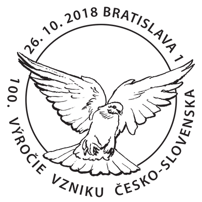 Inaugurácia poštovej známky 100. výročie Česko-Slovenska
